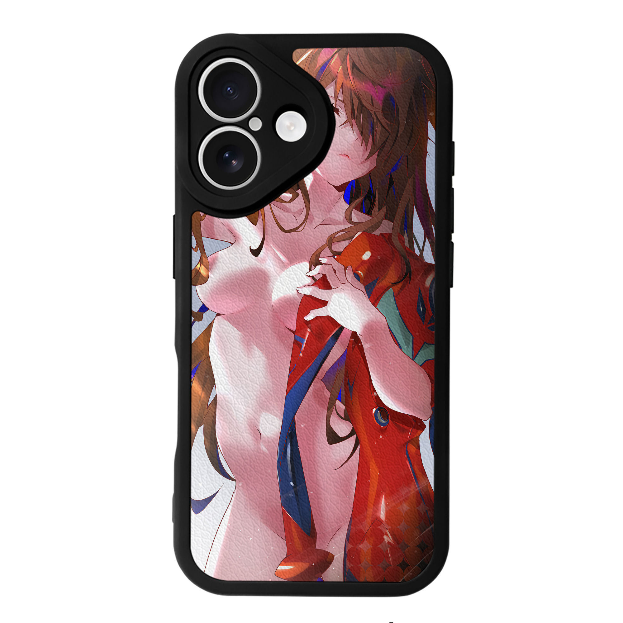 （画像用） EVA 新世紀エヴァンゲリオン 【iPhone 16シリーズ対応】シリコンスマホケース（レザー調） 材質：シリコン